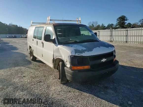 2008 Chevrolet Express Cargo Van with VIN 1GCGG25C481119510, listed as a Copart auction lot 47071765 with 392,884 mi miles and Salvage Title. Bid and sale history available at carsss.com. Image 11.