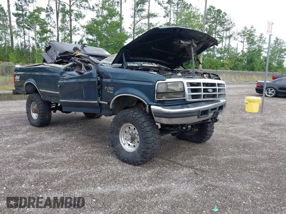 1996 Ford F-250 with VIN 2FTHF26F3TCA56018, listed as a IAAI auction lot 42309337 with Not provided miles and . Bid and sale history available at DreamBid. Image 1.