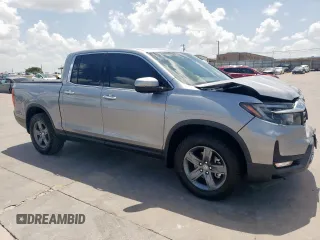 2021 Honda Ridgeline RTL-E with VIN 5FPYK3F73MB008806, listed as a Copart auction lot 62234825 with 84,716 mi miles and Salvage title. Bid and sale history available at DreamBid. Image 4.
