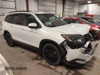 2022 Honda Pilot Special Edition with VIN 5FNYF6H27NB105041, listed as a IAAI auction lot 41916708 with 15,848 mi miles and . Bid and sale history available at carsss.com. Image 1.