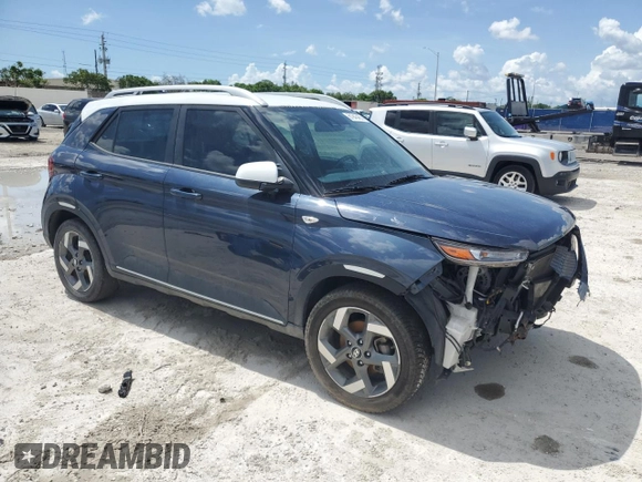 2022 Hyundai Venue Limited с VIN KMHRC8A37NU153198, выставлен на аукционе Copart как лот 61945455 с пробегом 33 185 миль миль и Списание • Salvage title. История ставок и продаж доступна на DreamBid. Изображение 4.