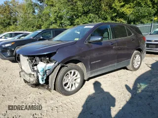 2019 Chevrolet Equinox LT z VIN 3GNAXUEV0KL283895, wystawiony jako Copart lot #70781084 z przebiegiem 57 907 mil mil oraz Szkoda całkowita • Salvage title. Historia ofert i sprzedaży dostępna na DreamBid. Obrazek 1.