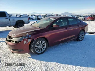2015 Chrysler 200 S with VIN 1C3CCCDG5FN644333, listed as a Copart auction lot 42061105 with 119,736 mi miles and Salvage Title. Bid and sale history available at carsss.com. Image 1.