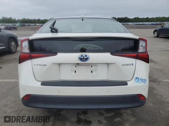 2019 Toyota Prius L Eco z VIN JTDKARFU4K3091067, wystawiony jako Copart lot #59710505 z przebiegiem 80 659 mil mil oraz Szkoda całkowita • Salvage title. Historia ofert i sprzedaży dostępna na DreamBid. Obrazek 6.