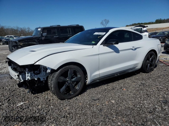 2022 Ford Mustang EcoBoost with VIN 1FA6P8TH2N5122087, listed as a Copart auction lot 47593395 with 43,545 mi miles and Salvage Title. Bid and sale history available at carsss.com. Image 1.
