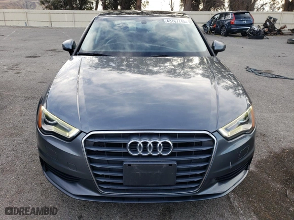 2015 Audi A3 1.8T Premium Plus with VIN WAUCCGFF8F1001406, listed as a Copart auction lot 43767745 with 109713 miles and Salvage Title. Bid and sale history available at carsss.com. Image 5.