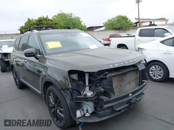 2022 Kia Telluride SX with VIN 5XYP54HC0NG211061, listed as a IAAI auction lot 42337734 with 95,554 mi miles and . Bid and sale history available at DreamBid. Image 1.