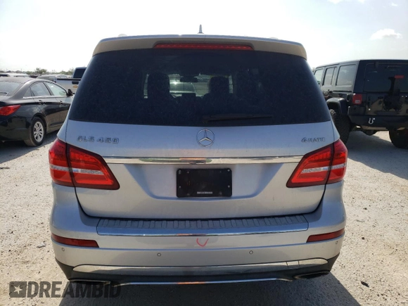 2017 Mercedes-Benz GLS with VIN 4JGDF6EE3HA786062, listed as a Copart auction lot 60700013 with 83,123 mi miles. Bid and sale history available at carsss.com. Image 6.