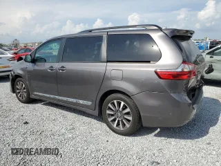 2020 Toyota Sienna LE with VIN 5TDJZ3DC5LS241702, listed as a Copart auction lot 59013815 with 49,087 mi miles and Salvage title. Bid and sale history available at DreamBid. Image 2.