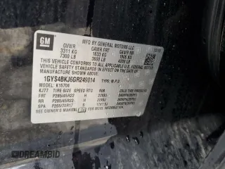 2016 Cadillac Escalade Luxury Collection z VIN 1GYS4BKJ6GR249014, wystawiony jako Copart lot #68561594 z przebiegiem 115 017 mil mil oraz Szkoda całkowita • Salvage title. Historia ofert i sprzedaży dostępna na DreamBid. Obrazek 13.