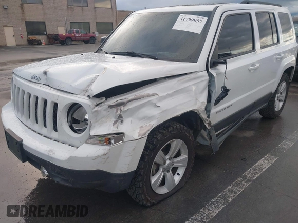 2014 Jeep Patriot Sport with VIN 1C4NJRBB3ED509117, listed as a IAAI auction lot 41799057 with 161,663 mi miles. Bid and sale history available at carsss.com. Image 6.