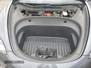 2022 Tesla Model 3 Long Range with VIN 5YJ3E1EB9NF117339, listed as a Copart auction lot 55659415 with 87,479 mi miles and Salvage Title. Bid and sale history available at DreamBid. Image 11.