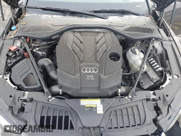 2019 Audi A8 with VIN WAU8DAF85KN001836, listed as a Copart auction lot 62670185 with 44,661 mi miles and Salvage title. Bid and sale history available at DreamBid. Image 11.