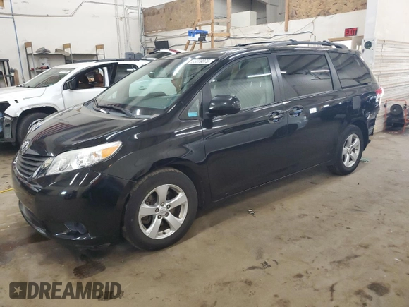 2011 Toyota Sienna LE AAS with VIN 5TDKK3DC0BS054584, listed as a Copart auction lot 55879075 with 217,989 mi miles and Salvage Title. Bid and sale history available at DreamBid. Image 1.
