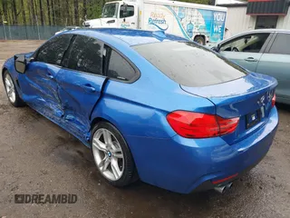 2017 BMW 4 Series 430i with VIN WBA4F7C59HG438578, listed as a IAAI auction lot 41972301 with 77,506 mi miles and . Bid and sale history available at DreamBid. Image 3.