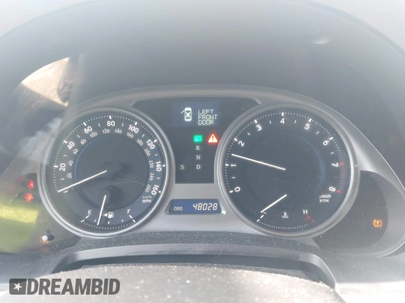 2010 Lexus IS 250 with VIN JTHCF5C20A2033235, listed as a IAAI auction lot 42126601 with 48,028 mi miles and . Bid and sale history available at DreamBid. Image 7.