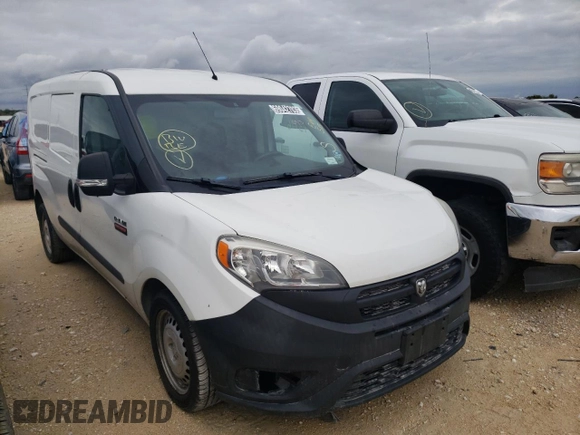 2017 Ram ProMaster City Cargo Tradesman with VIN ZFBERFAB0H6E49515, listed as a Copart auction lot 69042703 with 43,796 mi miles and . Bid and sale history available at DreamBid. Image 4.