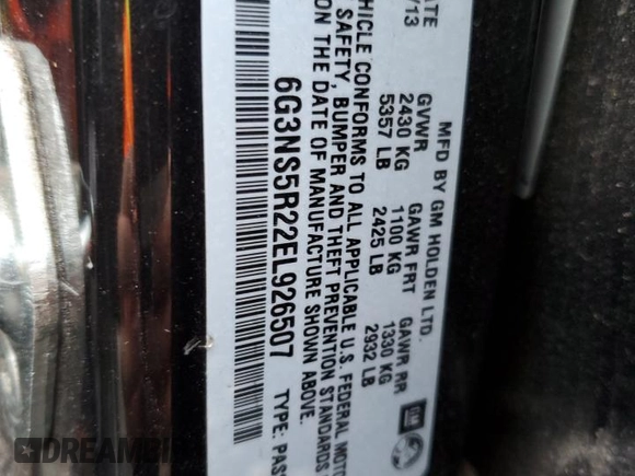 2014 Chevrolet Caprice z VIN 6G3NS5R22EL926507, wystawiony jako Copart lot #87739075 z przebiegiem 185 636 mil mil oraz Szkoda całkowita • Salvage title. Historia ofert i sprzedaży dostępna na DreamBid. Obrazek 13.