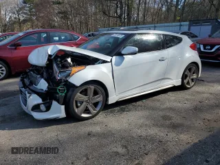 2013 Hyundai Veloster Turbo w/Black Int with VIN KMHTC6AE2DU111032, listed as a Copart auction lot 49318075 with 68,783 mi miles and Salvage Title. Bid and sale history available at carsss.com. Image 1.