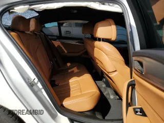 2018 BMW 5 Series M550i xDrive with VIN WBAJB9C54JB287422, listed as a Copart auction lot 46017034 with Not provided miles and Salvage title. Bid and sale history available at DreamBid. Image 10.