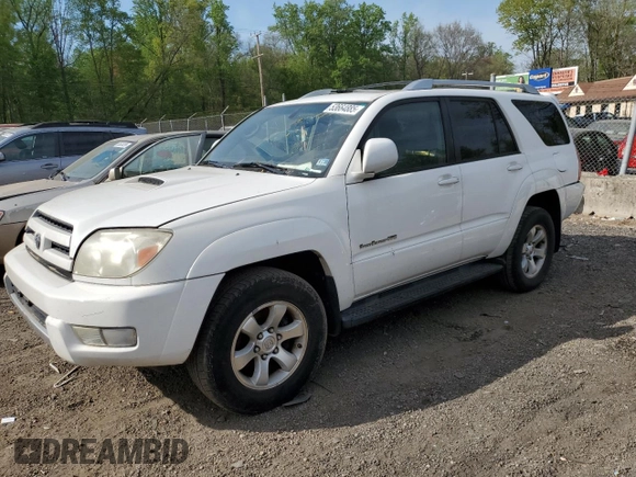 2004 Toyota 4Runner SR5 with VIN JTEBU14RX40029339, listed as a Copart auction lot 53664885 with 209,879 mi miles and Salvage Title. Bid and sale history available at DreamBid. Image 1.