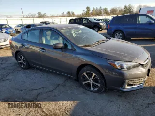2021 Subaru Impreza Premium with VIN 4S3GKAV67M3604791, listed as a Copart auction lot 88542615 with 24,821 mi miles and Salvage title. Bid and sale history available at DreamBid. Image 4.