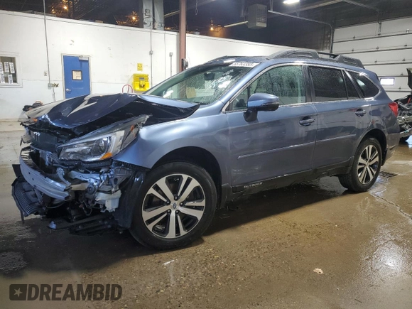 2018 Subaru Outback Limited with VIN 4S4BSANC5J3340994, listed as a Copart auction lot 55763355 with 102,615 mi miles and Salvage title. Bid and sale history available at DreamBid. Image 1.