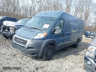 2019 Ram ProMaster Cargo Van with VIN 3C6URVJG1KE560157, listed as a IAAI auction lot 41654566 with 151,565 mi miles. Bid and sale history available at carsss.com. Image 2.