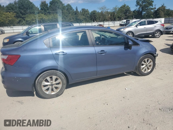 2017 Kia Rio EX with VIN KNADN4A32H6059057, listed as a Copart auction lot 75962974 with 54,144 mi miles and Salvage Title. Bid and sale history available at carsss.com. Image 3.