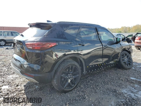 2023 Chevrolet Blazer LT with VIN 3GNKBDRS1PS101461, listed as a Copart auction lot 79771004 with 24,483 mi miles and Salvage title. Bid and sale history available at DreamBid. Image 3.