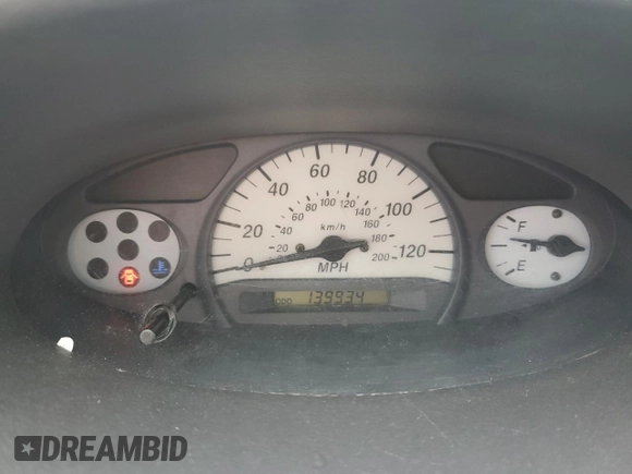 2002 Toyota ECHO with VIN JTDBT123620247748, listed as a Copart auction lot 57074725 with 139,934 mi miles and Non Repairable. Bid and sale history available at DreamBid. Image 9.