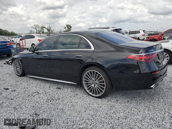 2023 Mercedes-Benz S 500 z VIN W1K6G6DB7PA208777, wystawiony jako Copart lot #51942145 z przebiegiem 93 158 mil mil oraz Szkody całkowita. Historia ofert i sprzedaży dostępna na DreamBid. Obrazek 2.