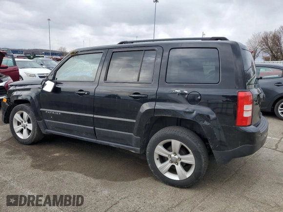 2014 Jeep Patriot Latitude with VIN 1C4NJPFB8ED674112, listed as a Copart auction lot 50460065 with 107,350 mi miles and Salvage Title. Bid and sale history available at carsss.com. Image 2.