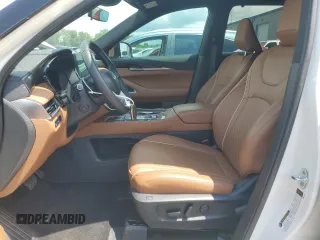 2025 Infiniti QX60 Autograph with VIN 5N1AL1HU5SC341027, listed as a Copart auction lot 65010435 with 5,180 mi miles and Salvage title. Bid and sale history available at DreamBid. Image 7.