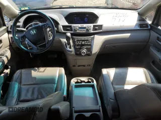 2011 Honda Odyssey EX-L with VIN 5FNRL5H69BB080861, listed as a Copart auction lot 53690005 with 206,646 mi miles and Salvage Title. Bid and sale history available at DreamBid. Image 8.