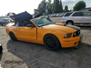 2007 Ford Mustang GT Deluxe with VIN 1ZVFT85H375334354, listed as a Copart auction lot 73364193 with Not Provided miles and Salvage Title. Bid and sale history available at carsss.com. Image 4.