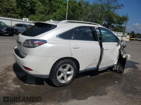 2012 Lexus RX 350 with VIN 2T2BK1BAXCC150931, listed as a Copart auction lot 58737585 with 90,461 mi miles and Salvage title. Bid and sale history available at DreamBid. Image 3.
