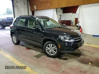 2017 Volkswagen Tiguan S with VIN WVGBV7AX8HK016490, listed as a Copart auction lot 56222815 with 48,439 mi miles and Salvage Title. Bid and sale history available at DreamBid. Image 14.