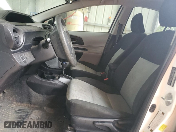 2012 Toyota Prius One with VIN JTDKDTB32C1020173, listed as a Copart auction lot 56573935 with Not Provided miles and Salvage Title. Bid and sale history available at DreamBid. Image 7.