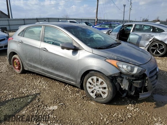 2016 Hyundai Elantra GT with VIN KMHD35LHXGU326832, listed as a Copart auction lot 46685035 with 87,564 mi miles and Salvage Title. Bid and sale history available at carsss.com. Image 4.