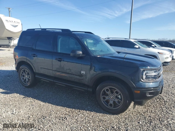 2023 Ford Bronco Sport Big Bend with VIN 3FMCR9B67PRD87452, listed as a Copart auction lot 46088095 with 0 mi miles and Salvage Title. Bid and sale history available at carsss.com. Image 4.