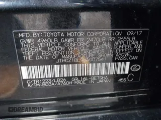 2018 Lexus GS with VIN JTHCZ1BL9JA007541, listed as a IAAI auction lot 41483940 with 58,180 mi miles. Bid and sale history available at carsss.com. Image 9.