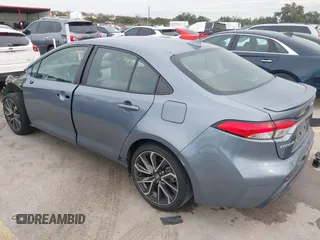 2022 Toyota Corolla SE with VIN 5YFS4MCE6NP132723, listed as a IAAI auction lot 41685699 with 25,228 mi miles. Bid and sale history available at carsss.com. Image 3.