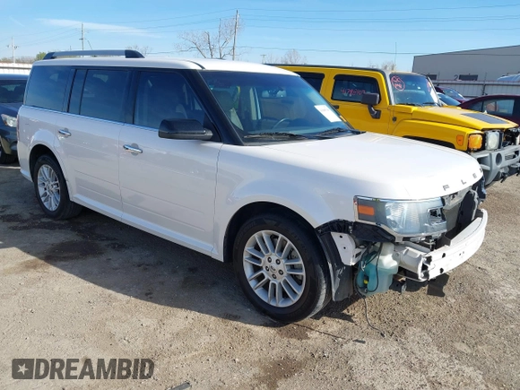 2018 Ford Flex SEL z VIN 2FMGK5C85JBA12888, wystawiony jako IAAI lot #41865380 z przebiegiem 160 425 mil mil oraz . Historia ofert i sprzedaży dostępna na DreamBid. Obrazek 1.
