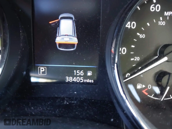 2019 Nissan Rogue SV with VIN KNMAT2MV0KP551083, listed as a IAAI auction lot 41364279 with 38,405 mi miles. Bid and sale history available at carsss.com. Image 15.