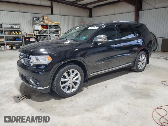 2019 Dodge Durango Citadel with VIN 1C4RDJEG3KC691825, listed as a Copart auction lot 72603824 with 32,343 mi miles and Salvage Title. Bid and sale history available at DreamBid. Image 1.