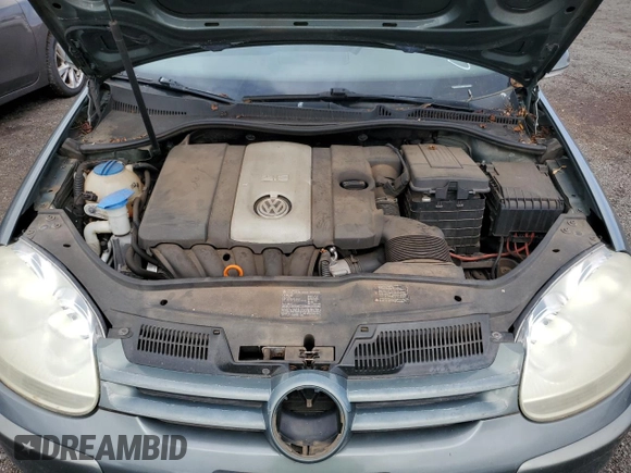 2008 Volkswagen Rabbit S with VIN WVWDA91K78W154569, listed as a Copart auction lot 42245345 with 131,742 mi miles and Salvage title. Bid and sale history available at DreamBid. Image 12.