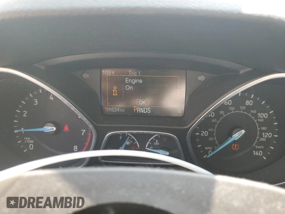 2016 Ford Focus SE z VIN 1FADP3F23GL288232, wystawiony jako Copart lot #62565095 z przebiegiem 11 634 mil mil oraz Szkoda całkowita • Salvage title. Historia ofert i sprzedaży dostępna na DreamBid. Obrazek 9.