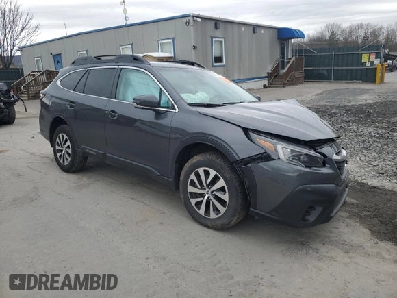 2021 Subaru Outback Premium with VIN 4S4BTADC3M3165597, listed as a Copart auction lot 53890585 with 49,687 mi miles and Salvage Title. Bid and sale history available at DreamBid. Image 4.
