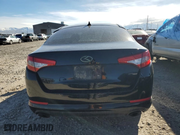 2012 Kia Optima EX with VIN 5XXGN4A61CG077215, listed as a Copart auction lot 50265135 with 162,224 mi miles and Clean Title. Bid and sale history available at carsss.com. Image 6.